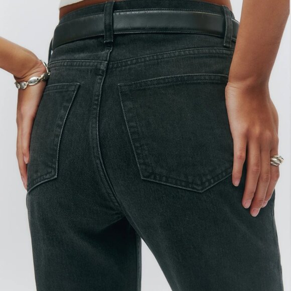 REFORMATION BRAND NEW WITH TAGS Abby High Rise Straight Jeans Size 25 - Picture 3 of 10